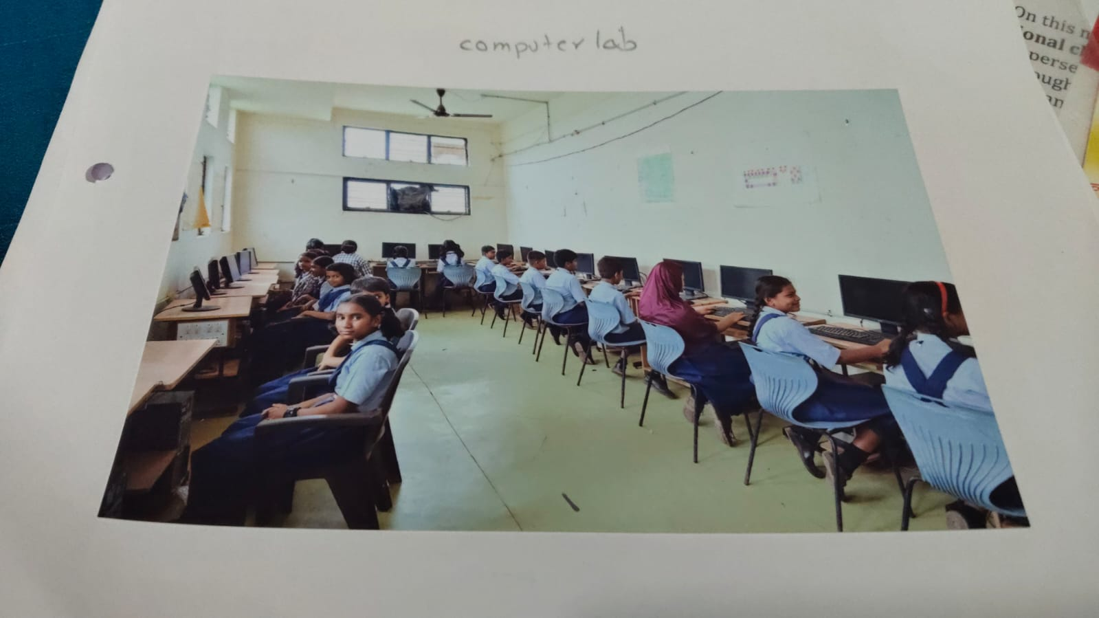 Students in practical